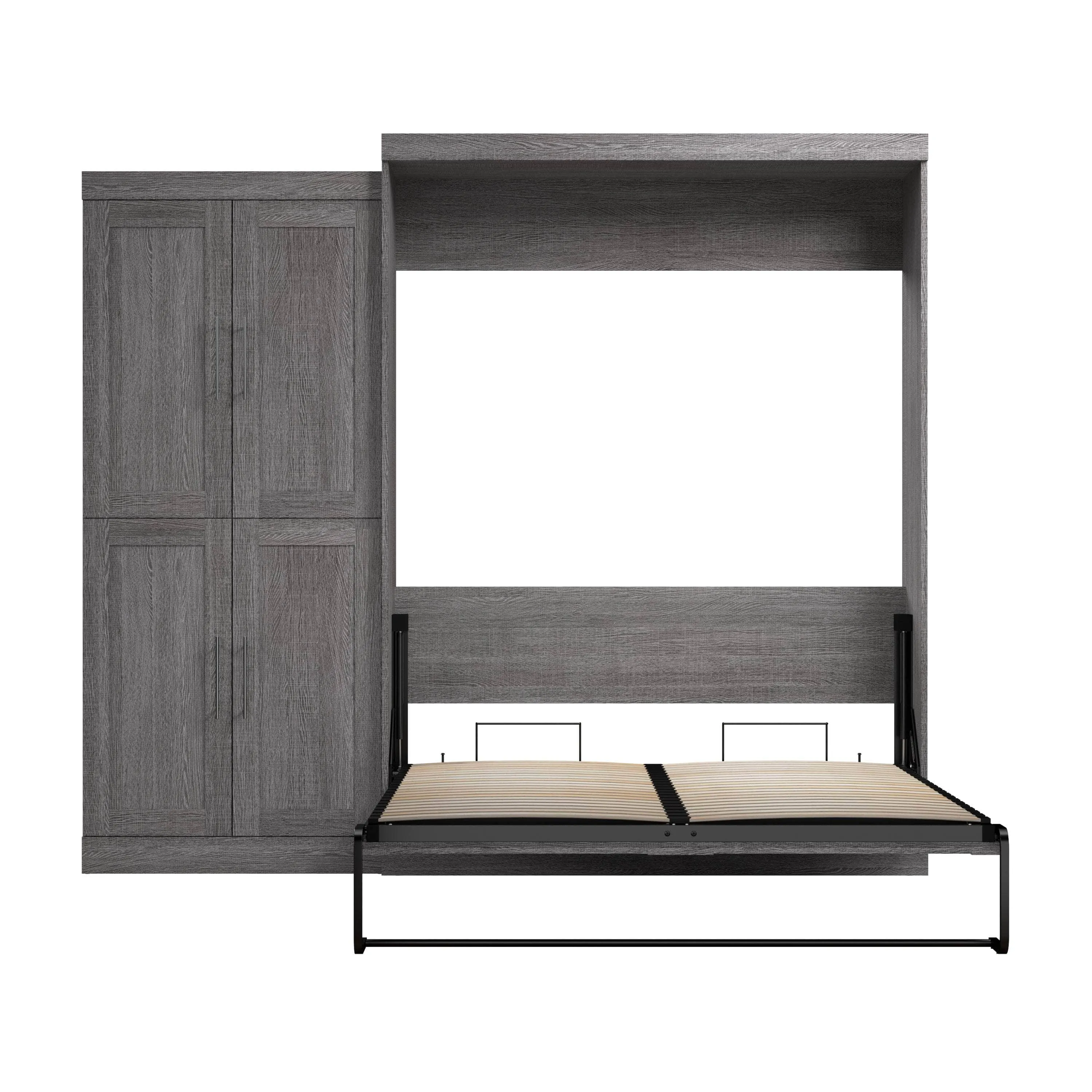 Pur Queen Murphy Wall Bed with Wardrobe (101W) - Available in 5 Colours