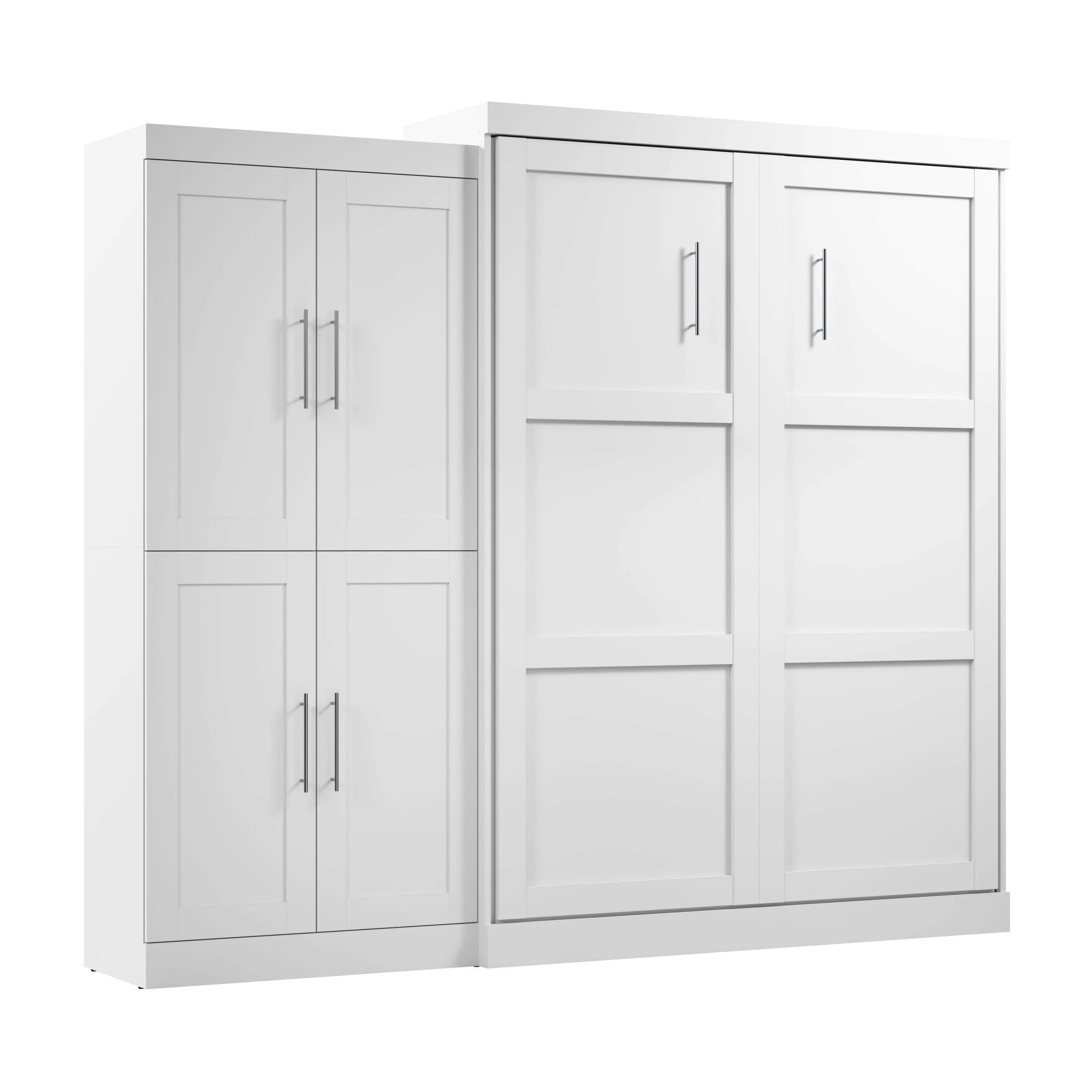 Pur Queen Murphy Wall Bed with Wardrobe (101W) - Available in 5 Colours