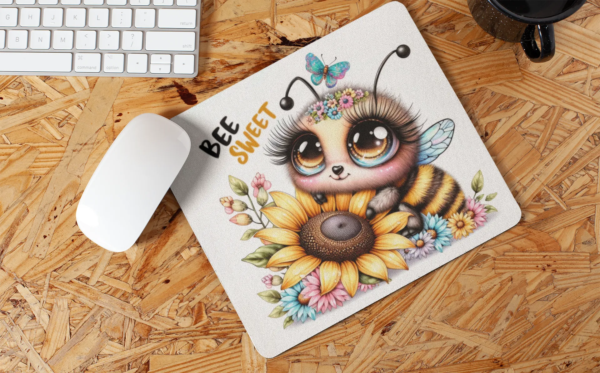 "Bee Art" Mouse Pad