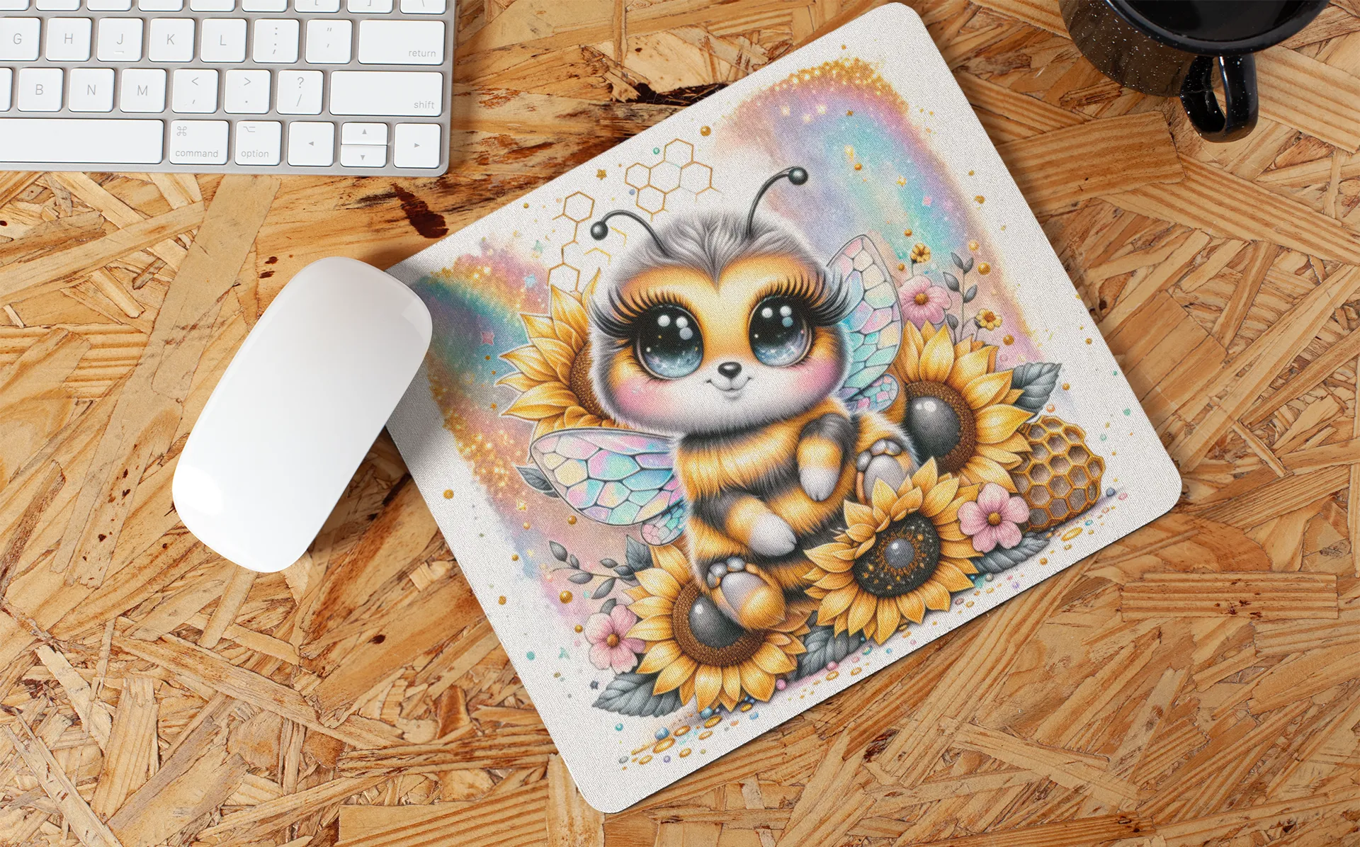 "Bee Art" Mouse Pad