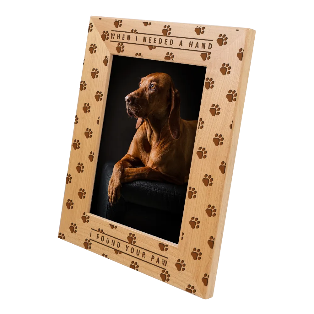 "I Found Your Paw" Picture Frame