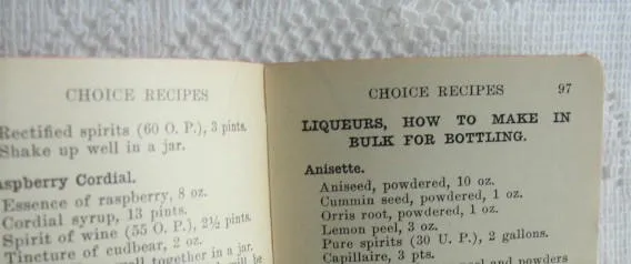 RARE Drinks as They Are Mixed Book 1904 Bartender Manual Quick Reference of 300 Recipes for Mixing and Serving Drinks Paul E Lowe  Barware