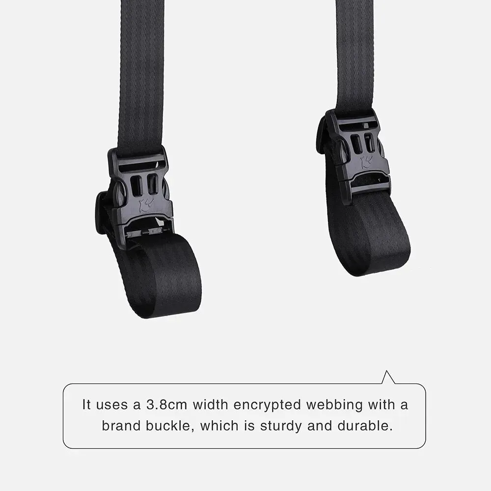 Rhinowalk Electric Scooter Shoulder Strap Adjustable Carrying with Non-Slip Shoulder Pad for Chair Ski Board Foldable/Kid Bikes