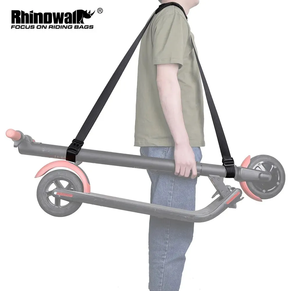 Rhinowalk Electric Scooter Shoulder Strap Adjustable Carrying with Non-Slip Shoulder Pad for Chair Ski Board Foldable/Kid Bikes