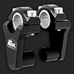 Rox 2" Pivoting Bar Risers For 7/8" Or 1 1/8" Handlebar (1R-P2SEK)