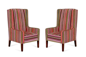 Set of 2 Europea Eva Wing Chair