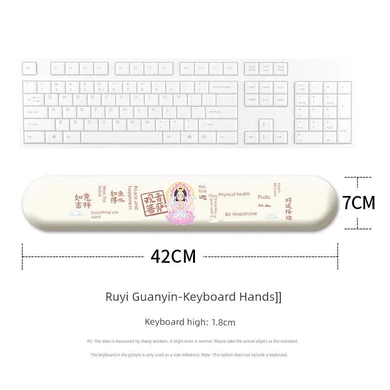 Silicone Keyboard Support Two-Dimensional Palm Pillow Mouse Pad