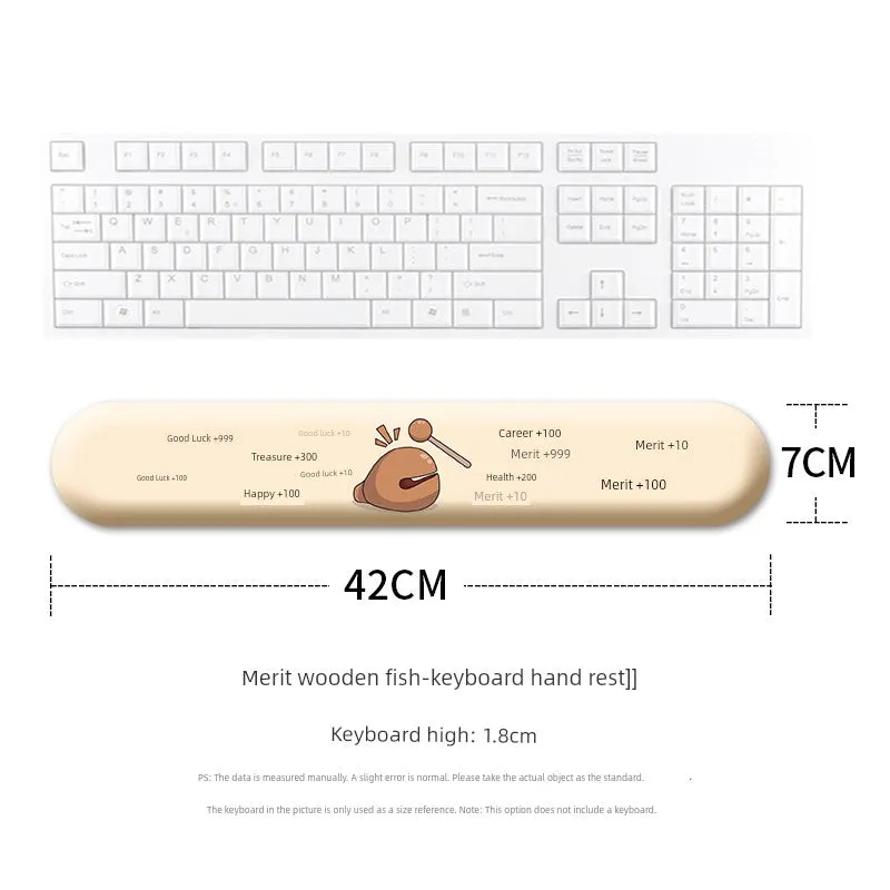 Silicone Keyboard Support Two-Dimensional Palm Pillow Mouse Pad