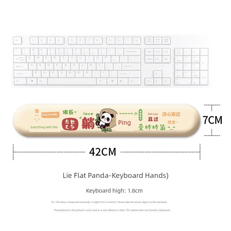 Silicone Keyboard Support Two-Dimensional Palm Pillow Mouse Pad