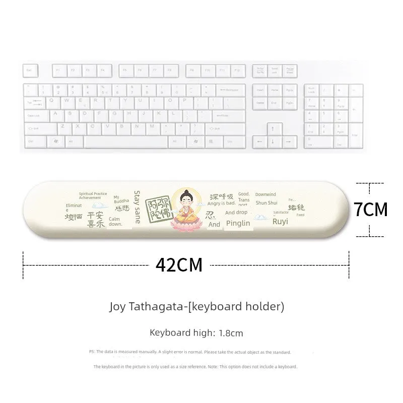 Silicone Keyboard Support Two-Dimensional Palm Pillow Mouse Pad