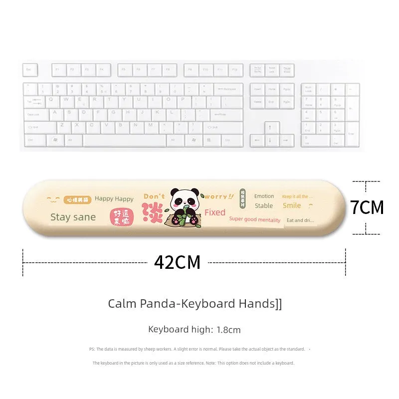 Silicone Keyboard Support Two-Dimensional Palm Pillow Mouse Pad