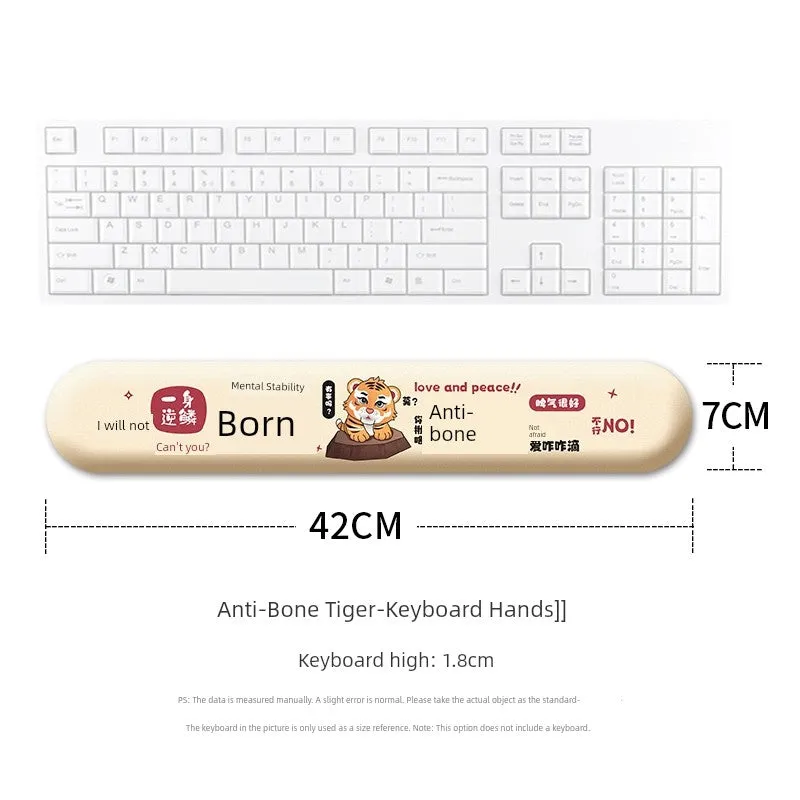 Silicone Keyboard Support Two-Dimensional Palm Pillow Mouse Pad