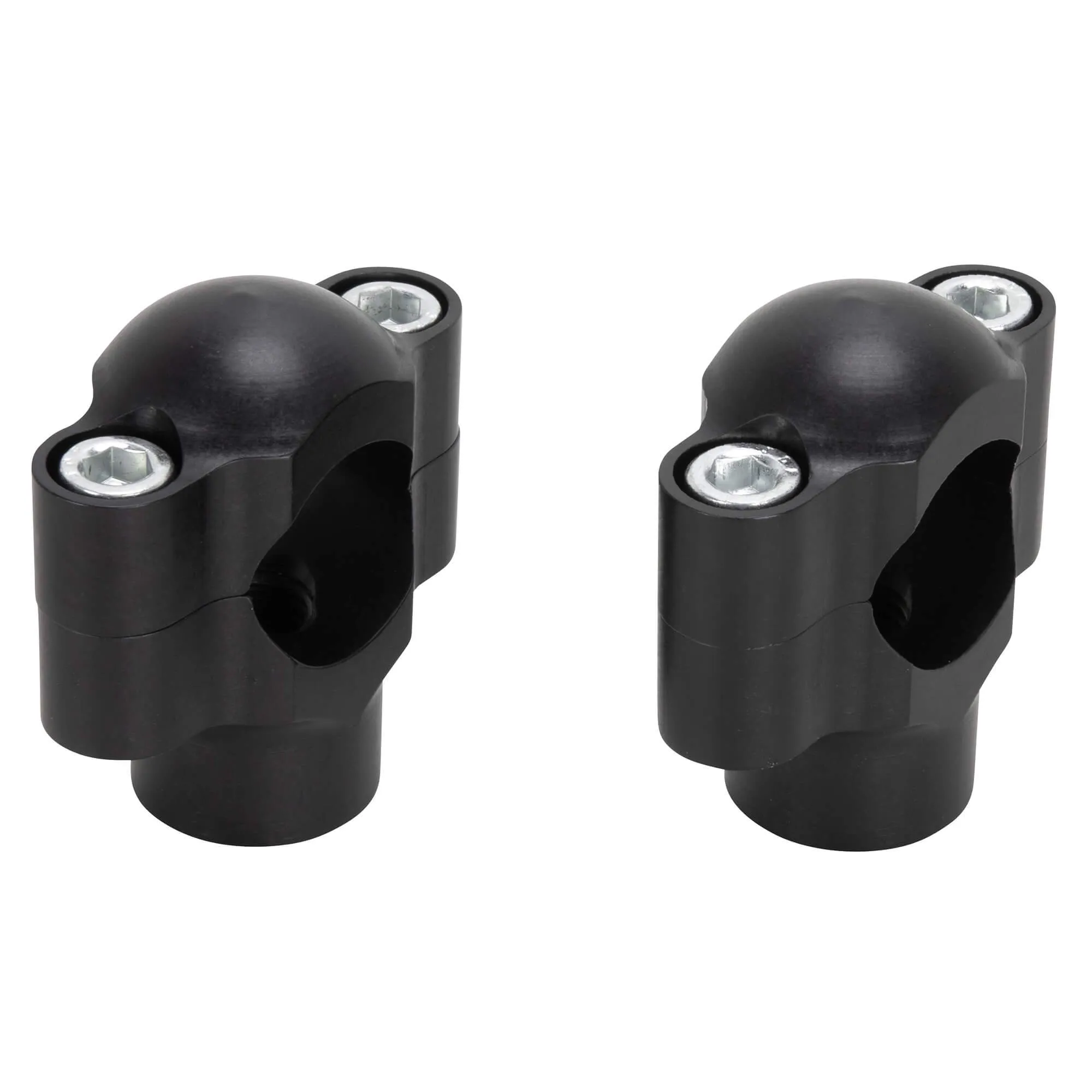 Smooth 1" Handlebar Risers - Black