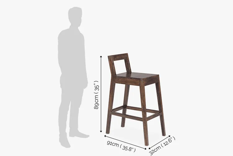 Solid Wood Bar Stool / Bar Chair