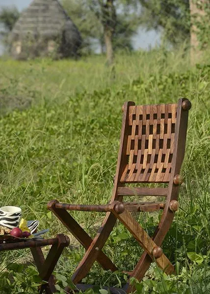 Solid Wood Garden Chair