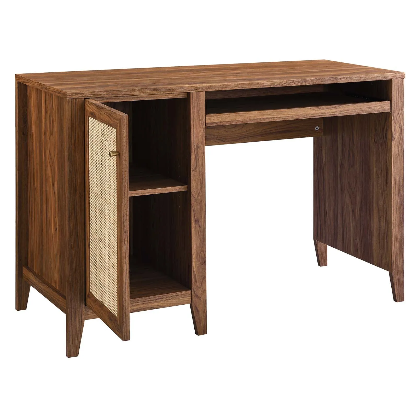 Soma 47" Office Desk Walnut EEI-6116-WAL