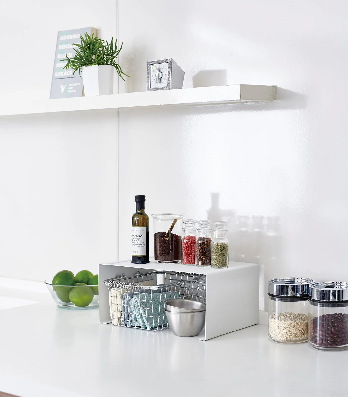 Stackable Countertop Shelf - Two Sizes - Steel