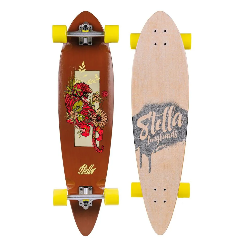 Stella Tiger Blunt Nose 38” Pintail Longboard - Habitat Series