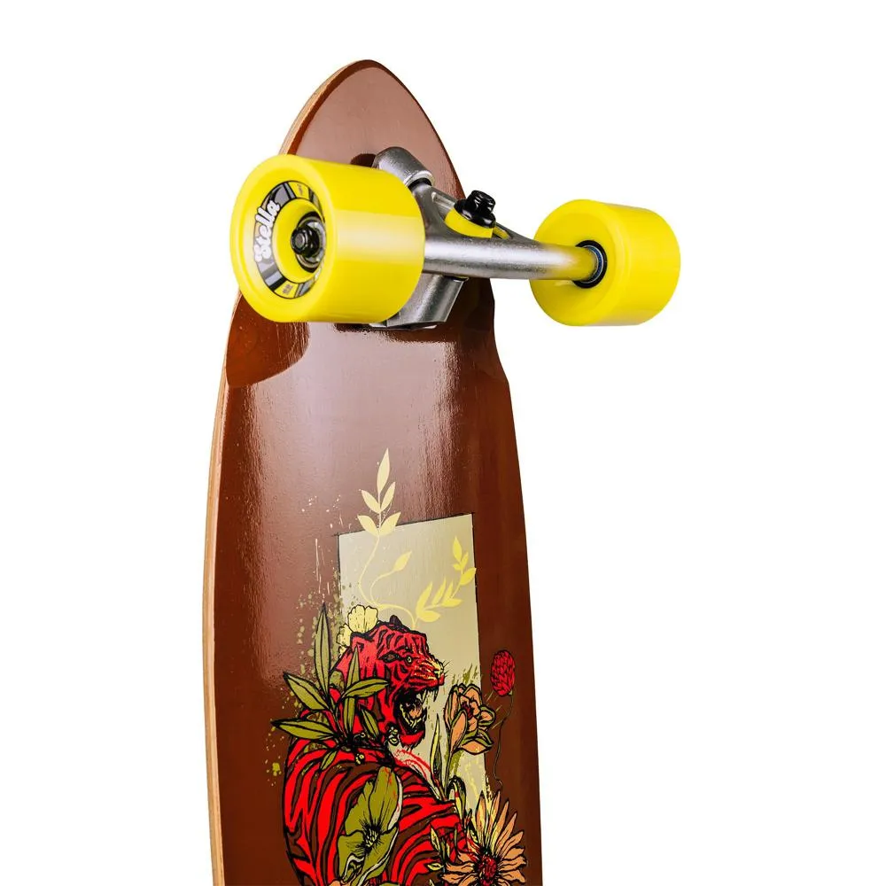 Stella Tiger Blunt Nose 38” Pintail Longboard - Habitat Series