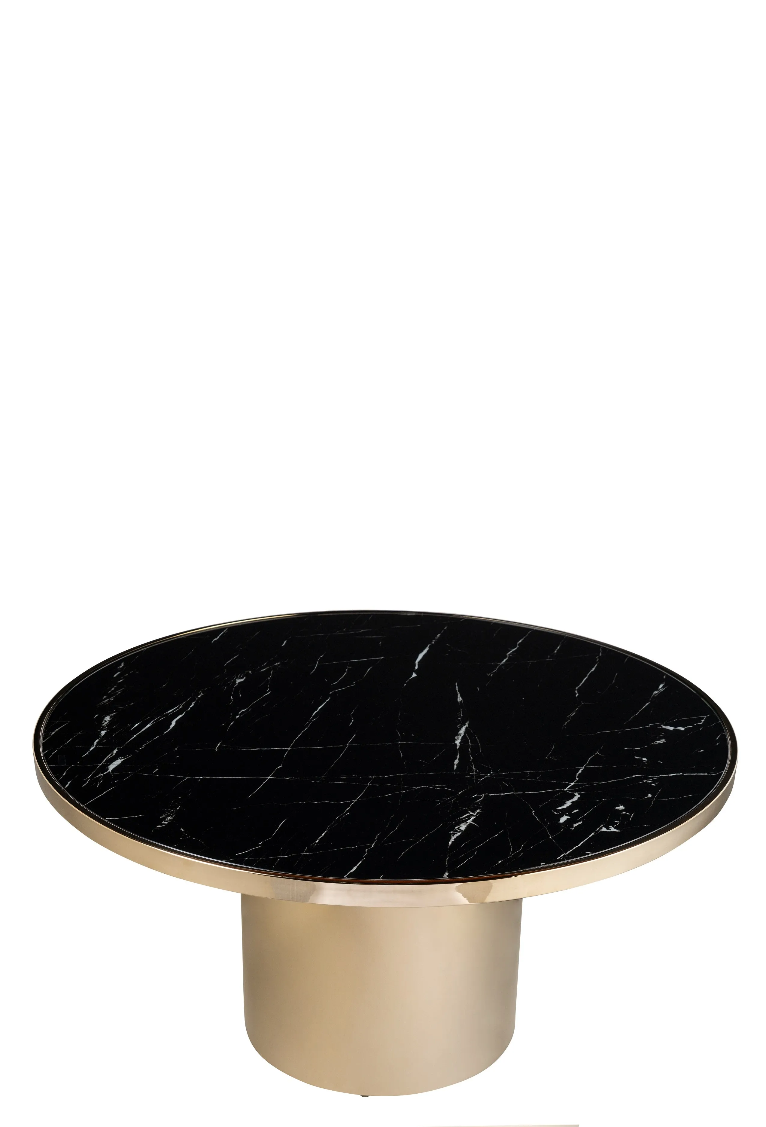 Taylor Set of 2 Coffee Table Set-Black and Gold