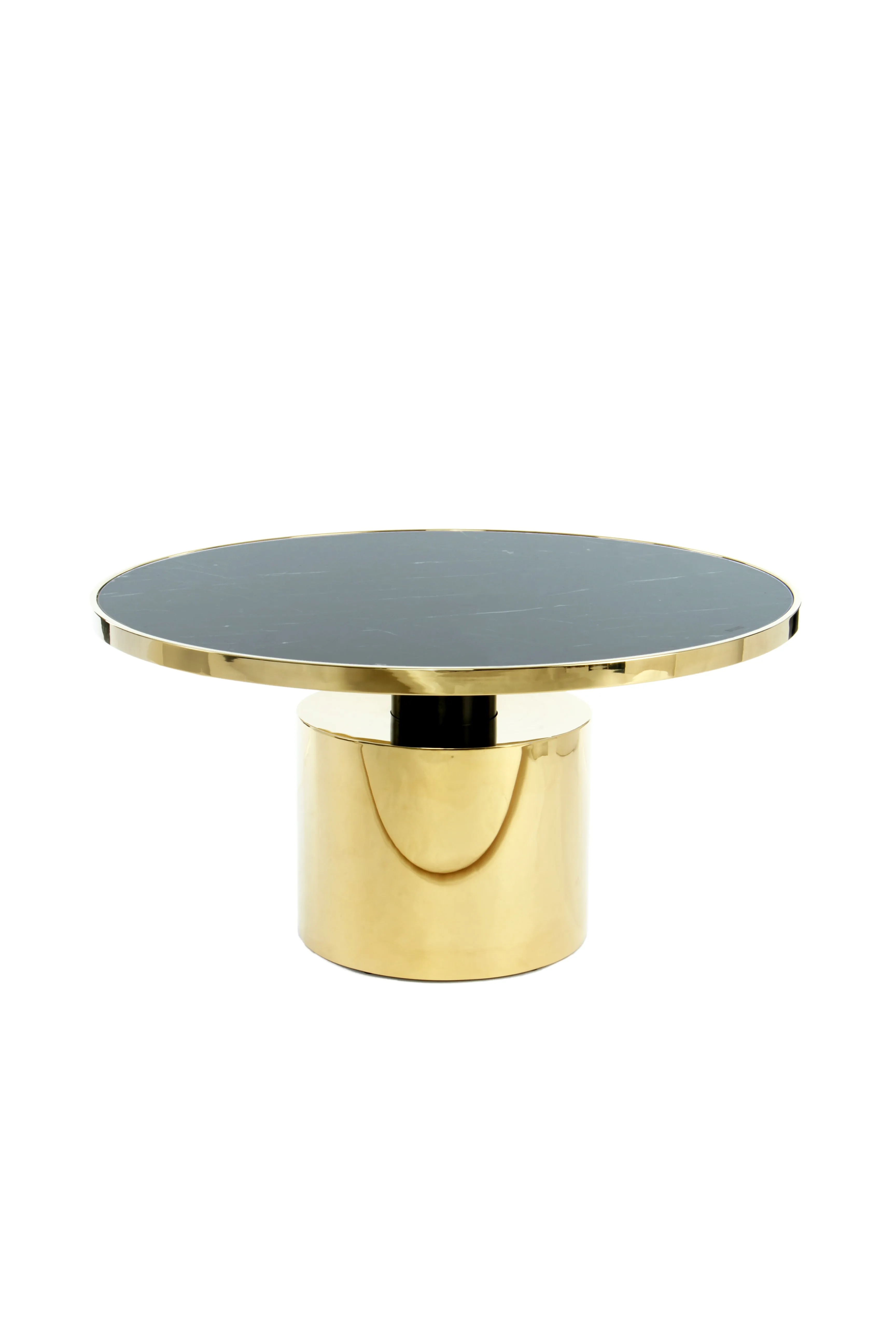 Taylor Set of 2 Coffee Table Set-Black and Gold