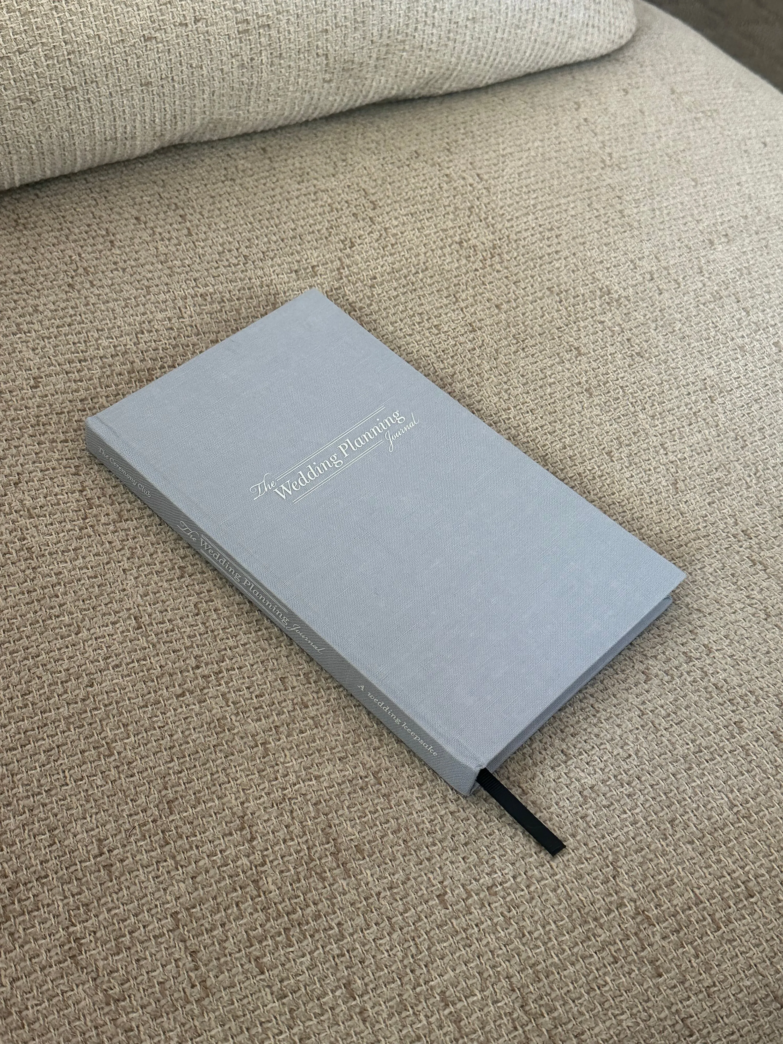 The Wedding Planning Journal blue linen