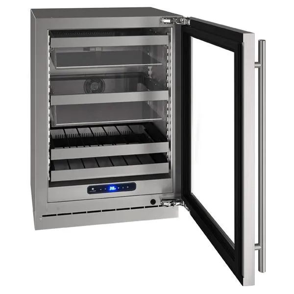 U-Line UHBV524SG01A Hbv524 24" Beverage Center With Stainless Frame Finish and Field Reversible Door Swing (115 V/60 Hz)