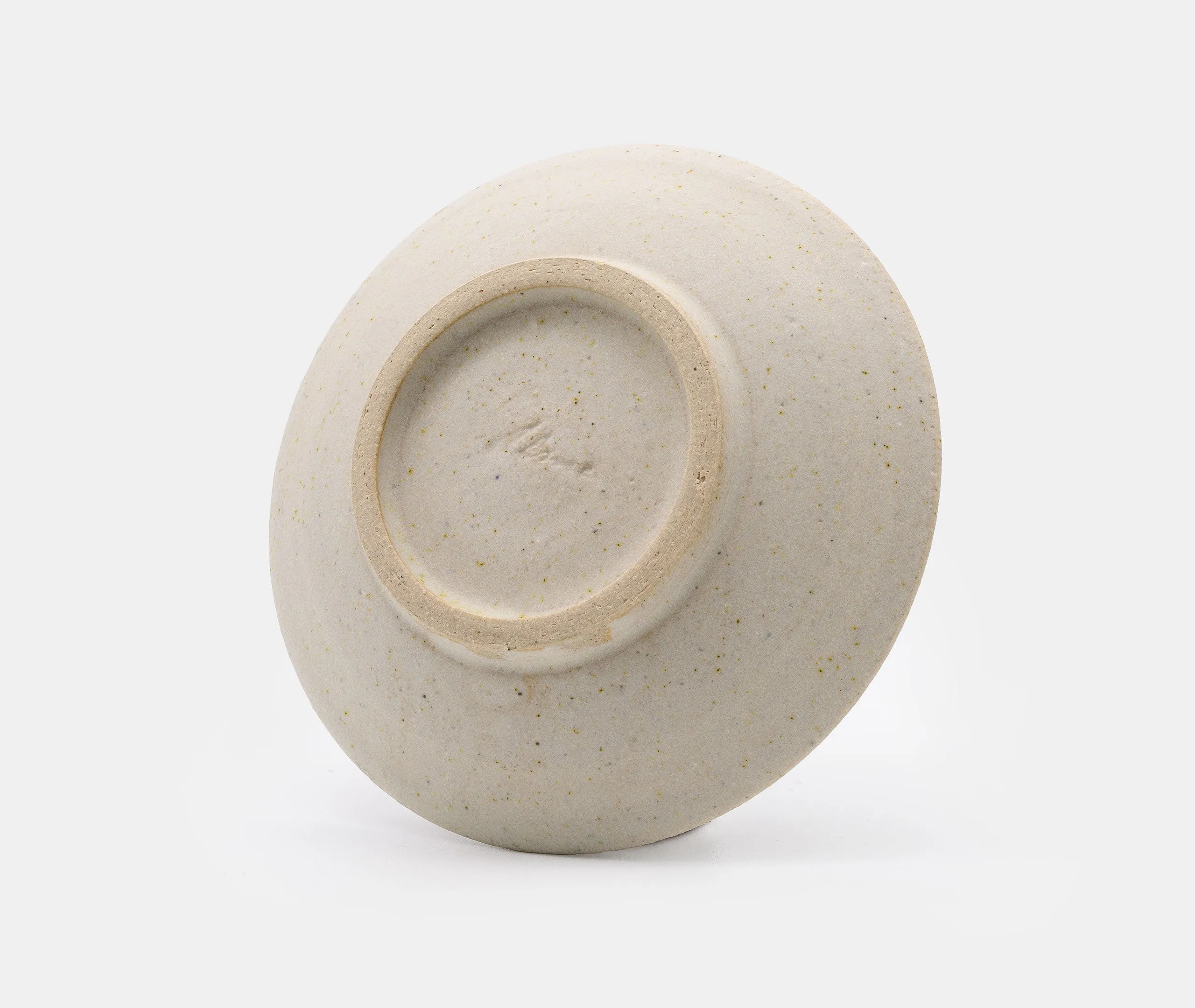 White Mountain Jade Stoneware Incense Dish