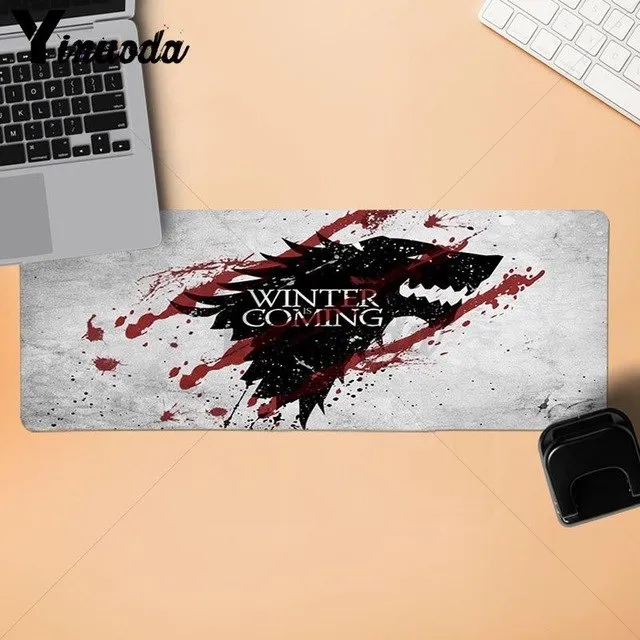 Yinuoda New Design Game Of Thrones Keyboards Mat Rubber Gaming mousepad Desk Mat Mouse Keyboards Mat Mousepad for boyfriend Gift